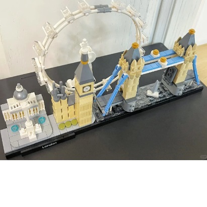  Blocs de construction skyline Londres, environ 468 blocs, compatibles avec Lego