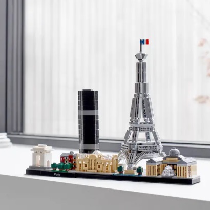  Blocs de construction architecture parisienne, 649 blocs, compatibles avec Lego