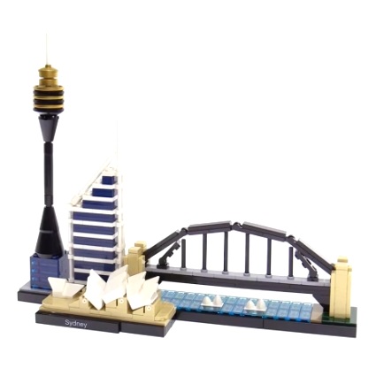  Blocs de construction architecture Sydney, 360 blocs, compatibles avec Lego