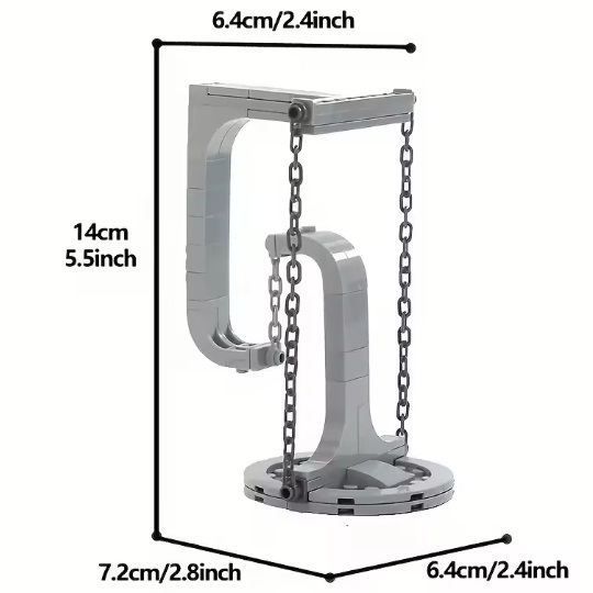 Tec Creator Cadre d`équilibre de blocs de construction, cadre de Suspension, 56 briques, compatible avec Lego