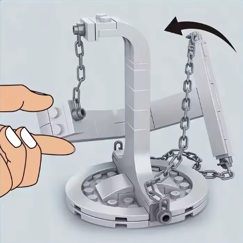 Tec Creator Cadre d`équilibre de blocs de construction, cadre de Suspension, 56 briques, compatible avec Lego