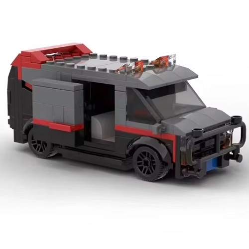 bricksNblocks® bricksNblocks® blocs de construction Le bus A-Team, compatible avec les blocs Mould King, Sluban et Lego