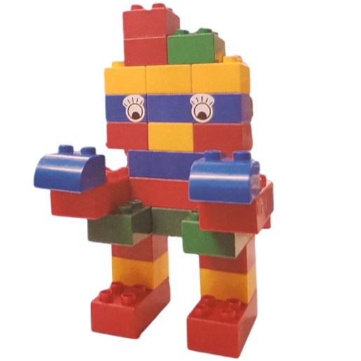 Stickit® 70002 - Stickit® Stickit® basisset met grote bouwstenen, 96 blokken, compatible met blokken van o.a. Duplo