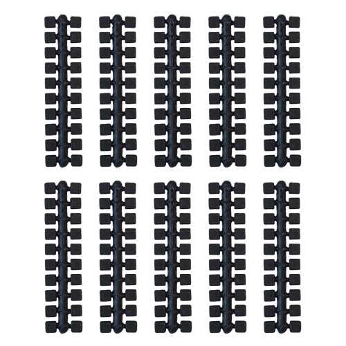 Stickit 601_10P 10 x eenpuntstrip 601 zwart (40025) voor Stickit en Ministeck 