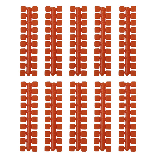  607_10P 10 x eenpuntstrip 607 oranje (40031) voor Stickit en Ministeck 