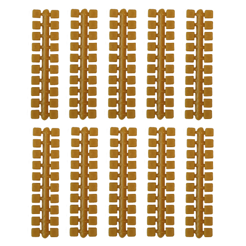  610_10P 10 x eenpuntstrip 610 lichtbruin (40034) voor Stickit en Ministeck 