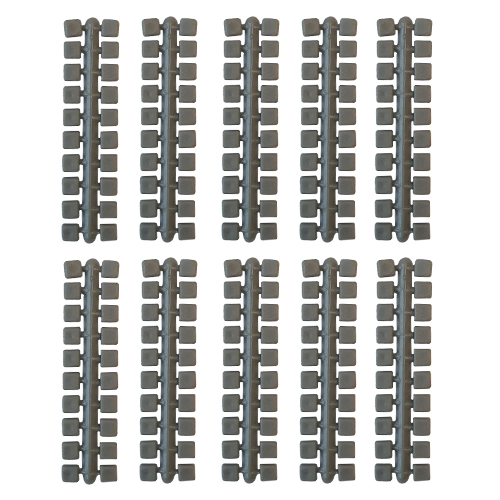 Stickit 616_10P 10 x eenpuntstrip 616 donkergrijs (40040) voor Stickit en Ministeck 