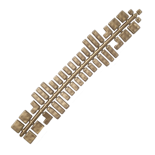 Stickit 618 losse kleurstrip 618 goudkleur met 43 steentjes, geschikt voor Ministeck en Stickit 