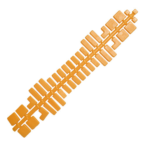 Stickit 622 losse kleurstrip 622 maisgeel met 43 steentjes, geschikt voor Ministeck en Stickit 