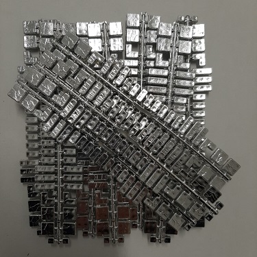  631_10 10 x kleurstrip 631 metallic zilver (40056) 