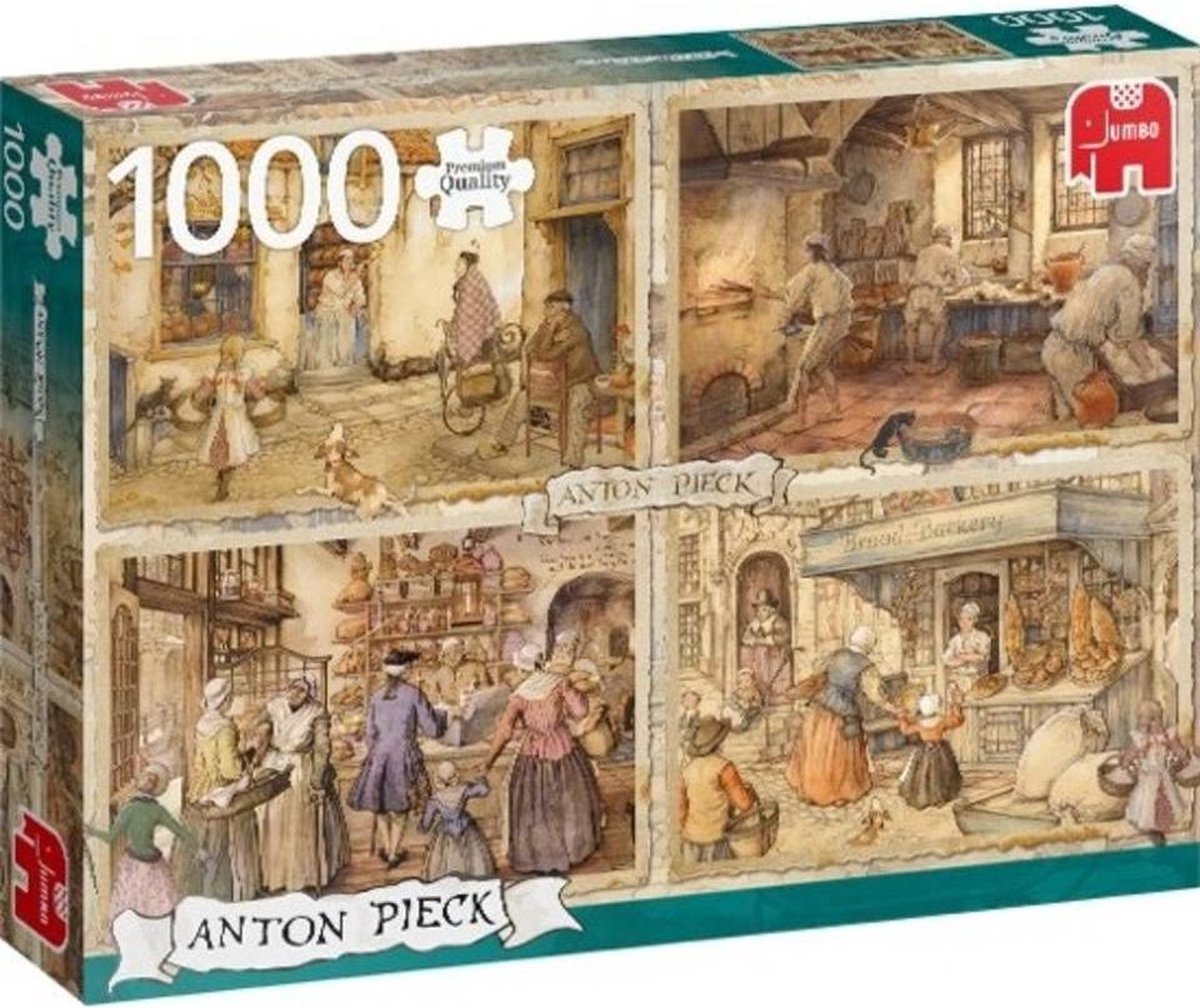 Legpuzzel Anton Pieck: Bakkers uit 1900, 1000 stukjes