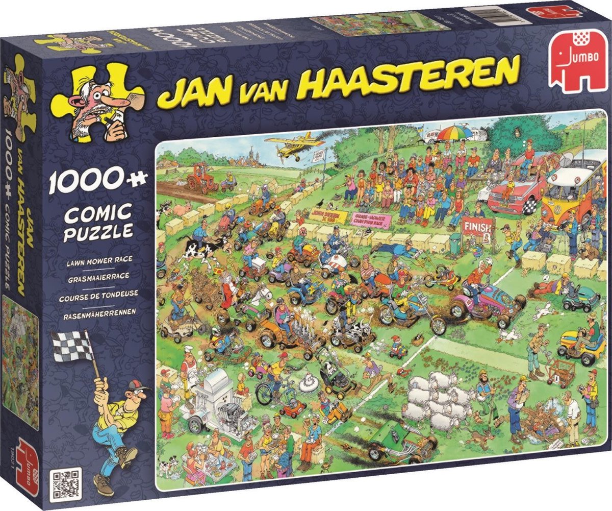Legpuzzel Jan van Haasteren: Grasmaaierrace, 1000 stukjes