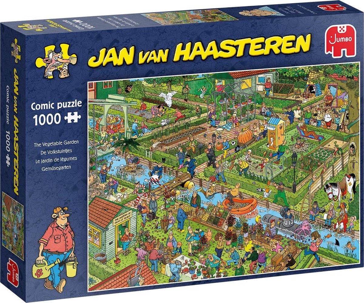 Legpuzzel Jan van Haasteren: Volkstuintjes, 1000 stukjes