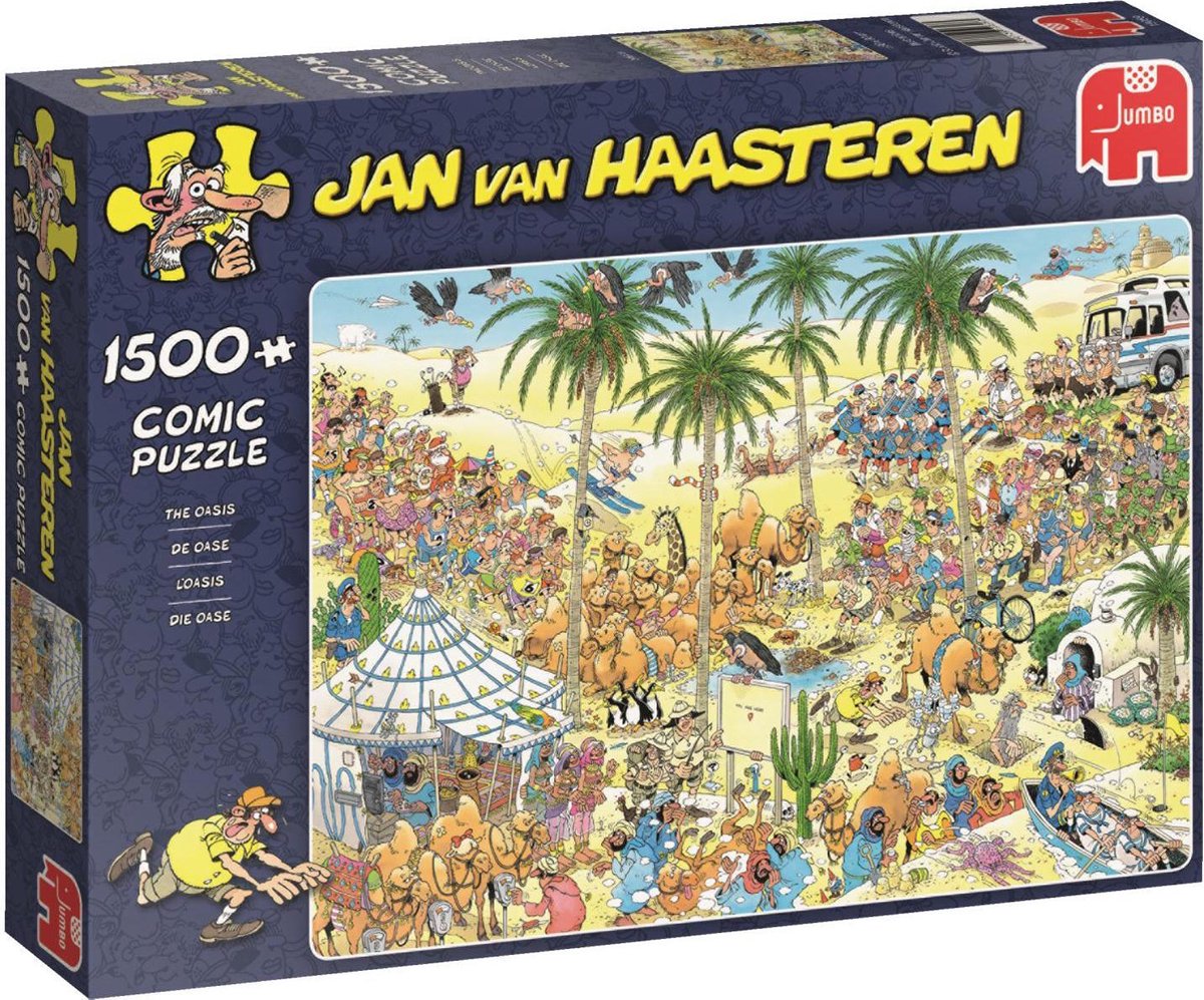 Legpuzzel Jan van Haasteren: De Oase, 1500 stukjes