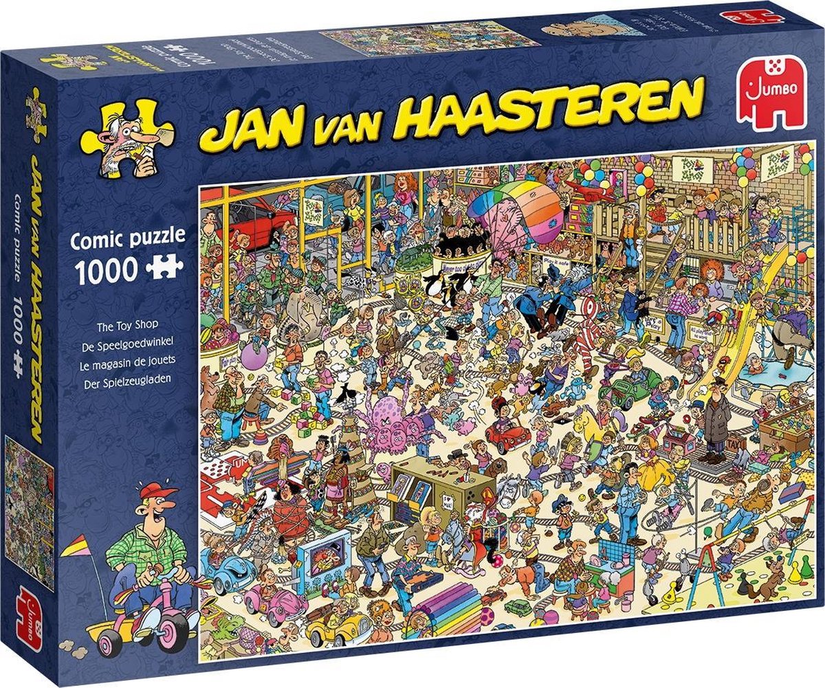Legpuzzel Jan van Haasteren: De Speelgoedwinkel, 1000 stukjes
