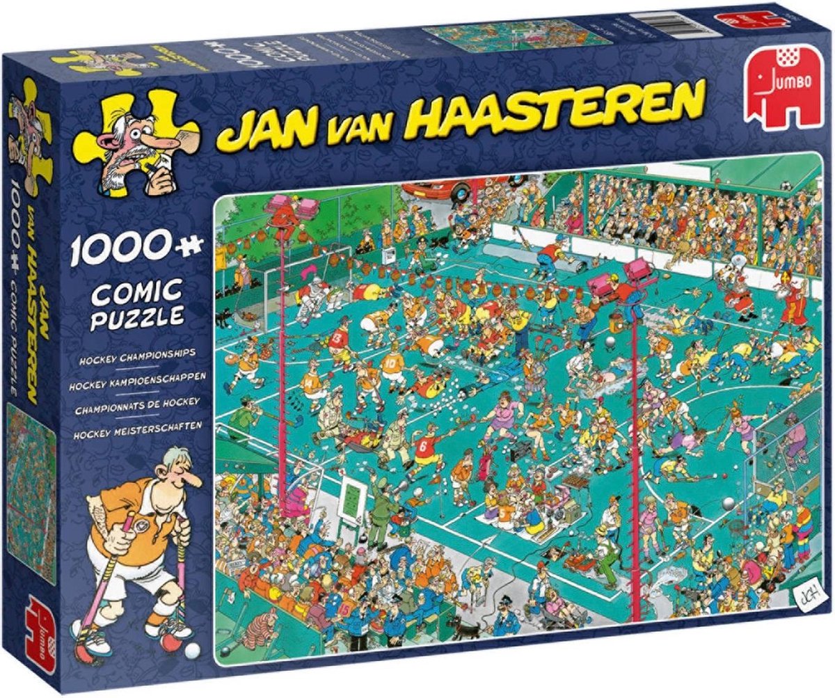 Puzzle Jan van Haasteren: Championnats de hockey, 1000 pièces 