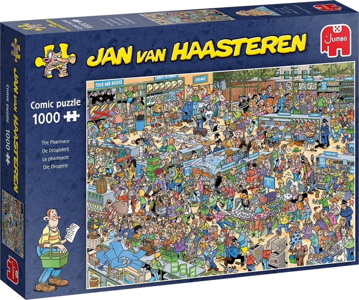 Legpuzzel Jan van Haasteren: De Drogisterij, 1000 stukjes