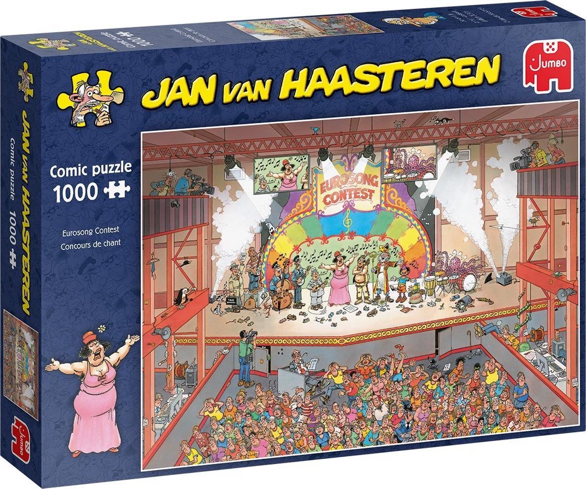 Legpuzzel Jan van Haasteren: Eurosong contest, 1000 stukjes