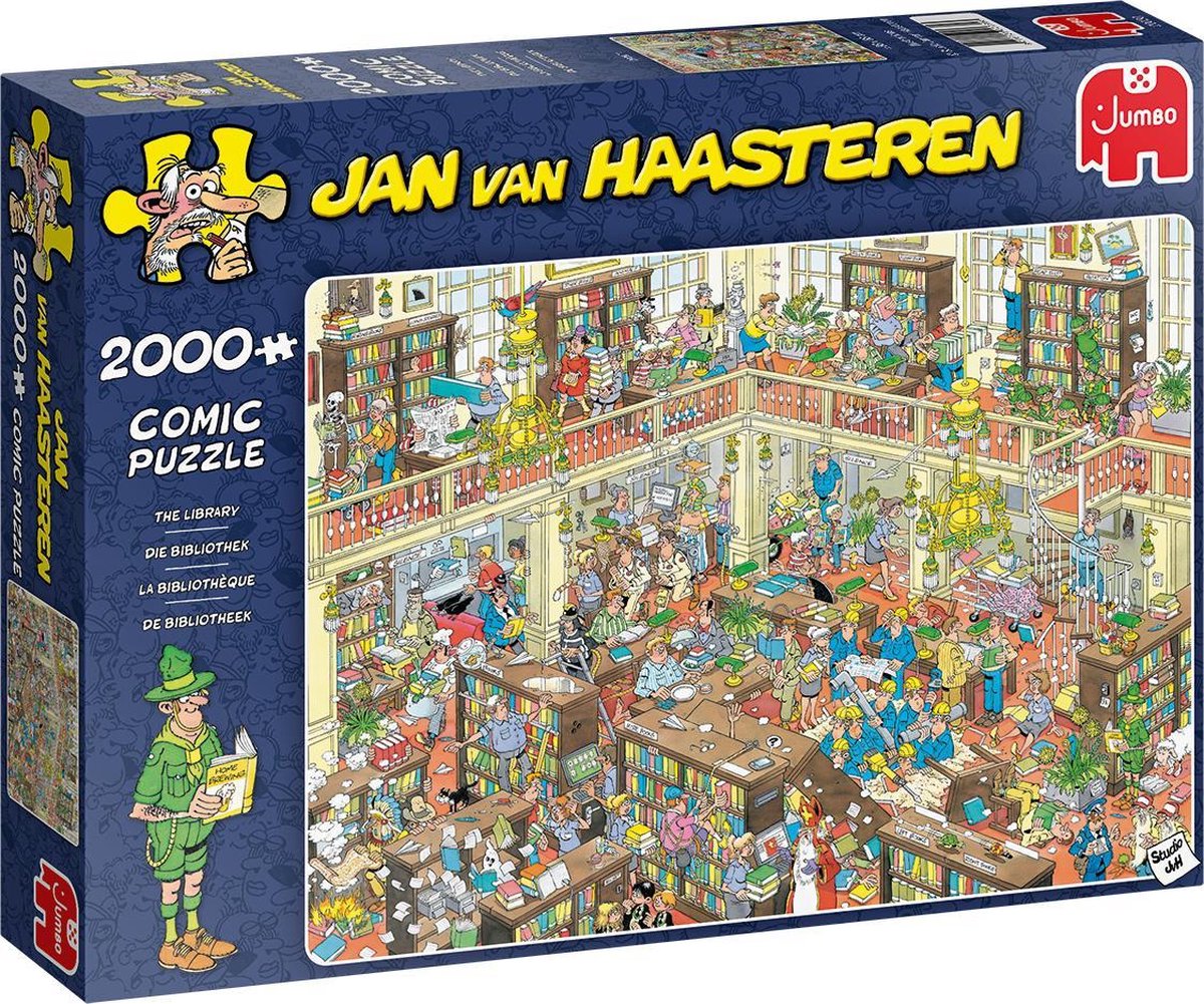 Puzzle Jan van Haasteren: La Bibliothèque, 2000 pièces 