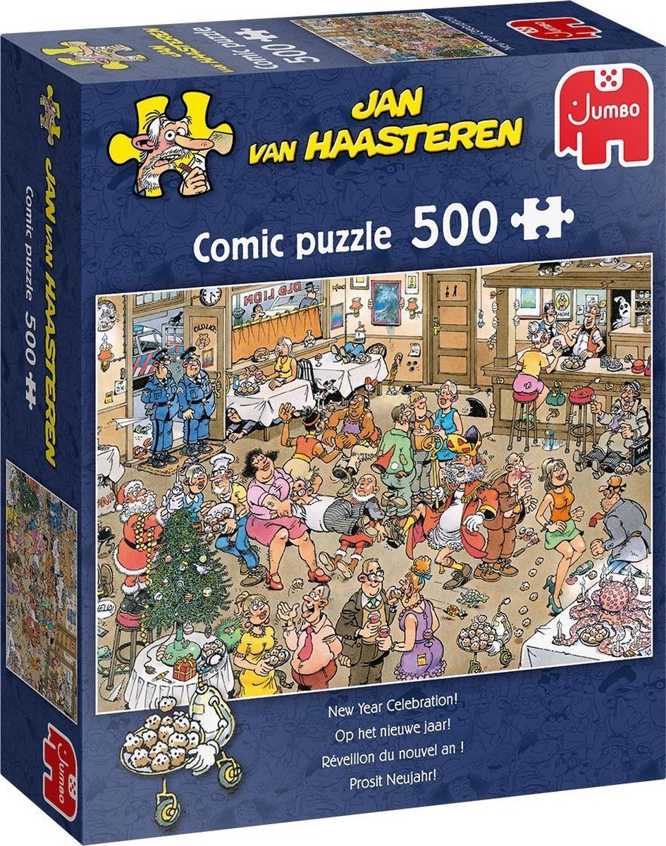 Legpuzzel Jan van Haasteren: Kerstborrel, 500 stukjes