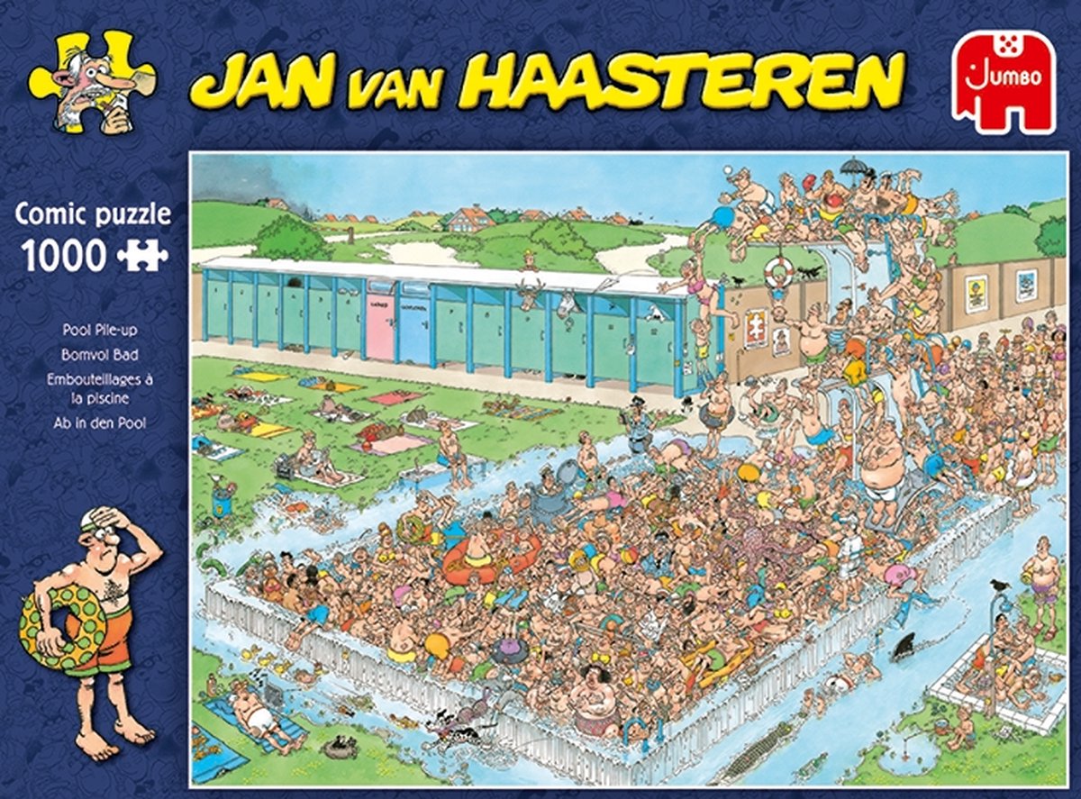 Jumbo Puzzle Jan van Haasteren: Bain complet, 1000 pieces