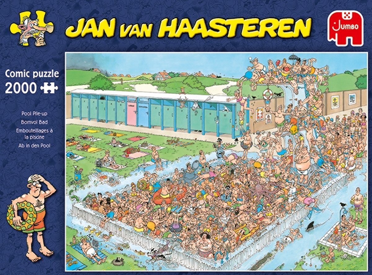Jumbo Puzzle Jan van Haasteren: Bain complet, 2000 pieces
