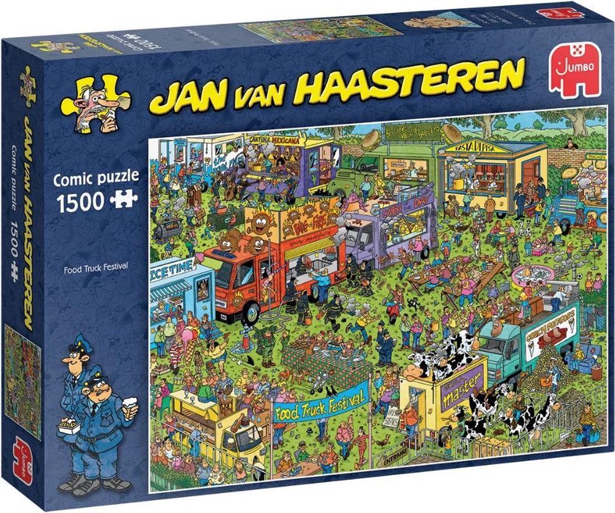Legpuzzel Jan van Haasteren: Food Truck Festival, 1500 stukjes