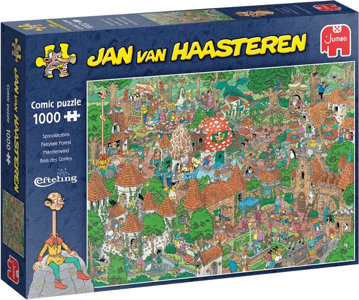 Legpuzzel Jan van Haasteren: Efteling Sprookjesbos, 1000 stukjes