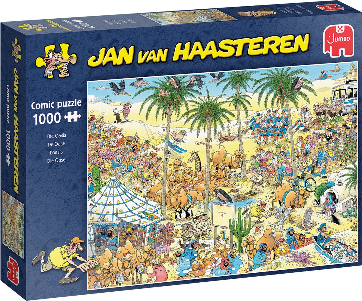 Puzzle Jan van Haasteren: L'Oasis, 1000 pièces 