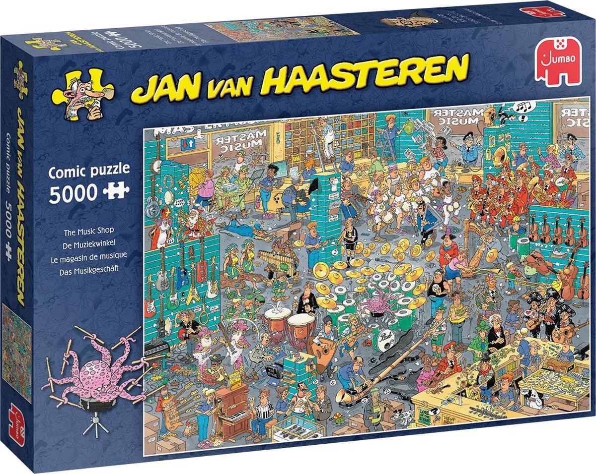 Legpuzzel Jan van Haasteren: Muziekwinkel, 5000 stukjes