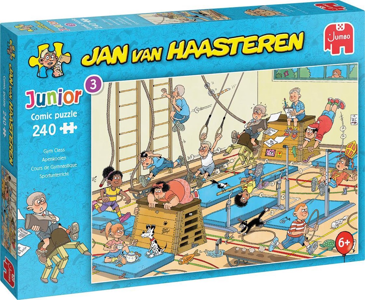 Legpuzzel Jan van Haasteren Junior: Apenkooien, 240 stukjes