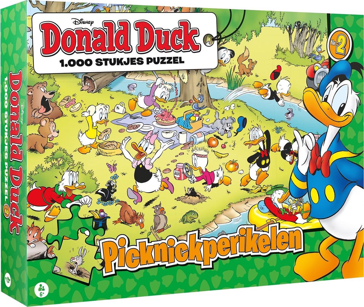 Legpuzzel Donald Duck: Picknickperikelen, 1000 stukjes