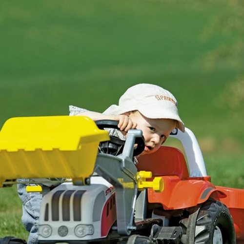 Rolly Toys Rolly Toys rollykid Steyr 6165 CVT avec chargeur frontal et remorque