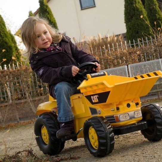 Rolly Toys Rolly Toys rollykid Dumper CAT tracteur à pédales