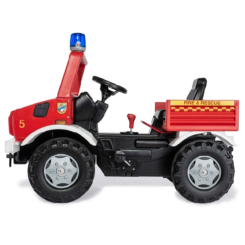 Rolly Toys 038220 - Rolly Toys Unimog brandweer met versnelling, rem en zwaailicht foto3