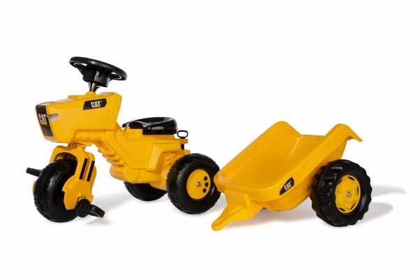 Rolly Toys Rolly Toys rollyTrac CAT tricycle avec remorque