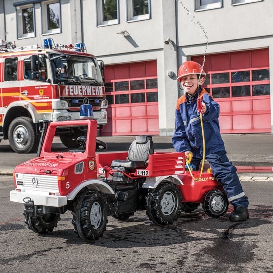 Rolly Toys Rolly Toys rollyVacumax Fire remorque de pompiers avec pompe à eau