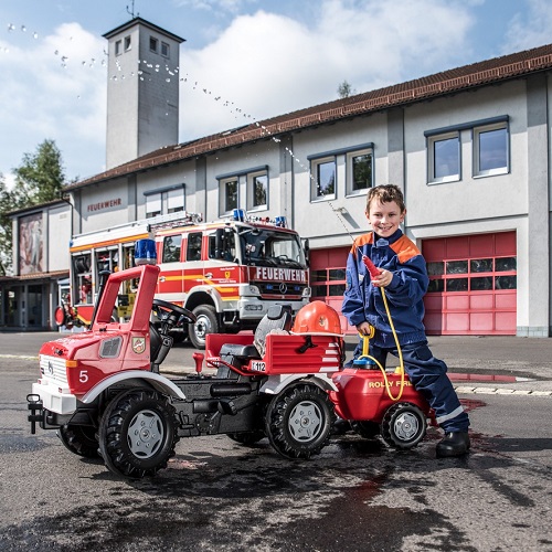 Rolly Toys Rolly Toys rollyVacumax Fire remorque de pompiers avec pompe à eau