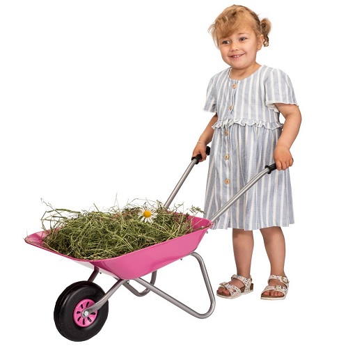 Rolly Toys Rolly Toys brouette métal rose