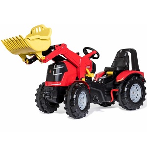 Rolly Toys rollyX-Trac premium rood met voorlader en versnelling