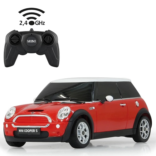 Jamara 404035 Mini Coopoer S 1:24 rood