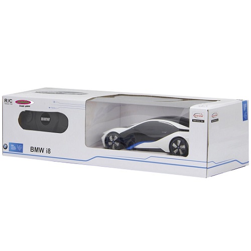 Jamara 404495 - Jamara Afstandsbestuurbare BMW I8 1:24 wit, inclusief 2,4GHz RC afstandsbediening
