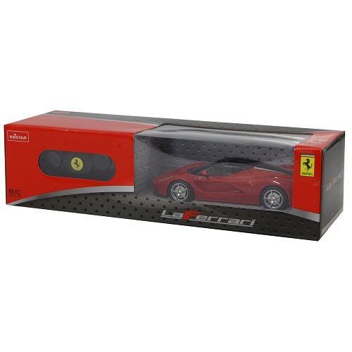 Jamara Ferrari LaFerrari télécommandée 1:24 rouge, avec télécommande 2,4 GHz