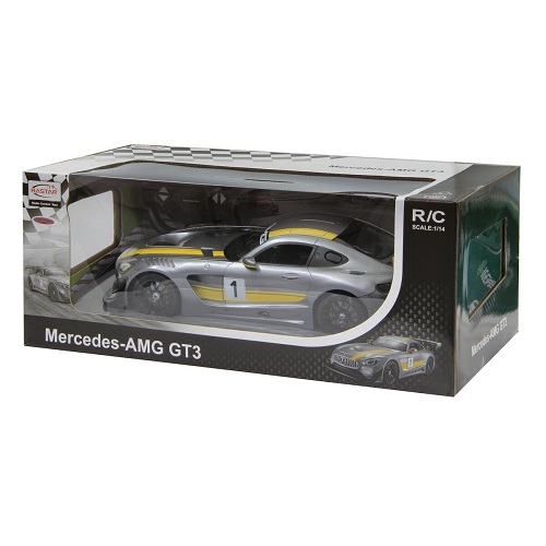 Rastar Mercedes-Benz AMG GT3 Performance télécommandée 1:14 gris, avec télécommande 2,4 GHz