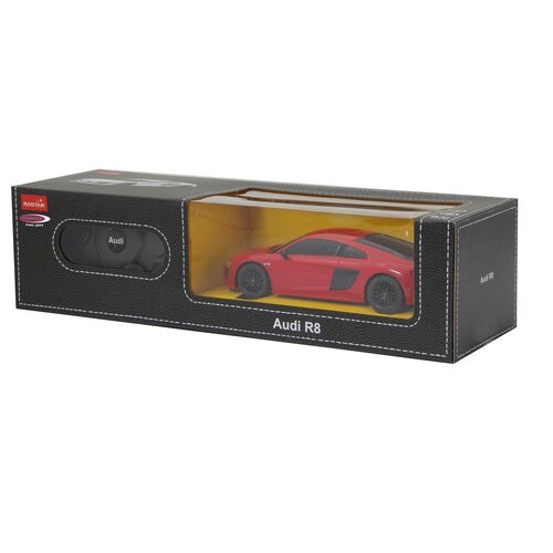 Rastar / Jamara 405100 - Rastar / Jamara Rastar Rc Audi R8-2015 Jongens 40 Mhz 1:24 Rood