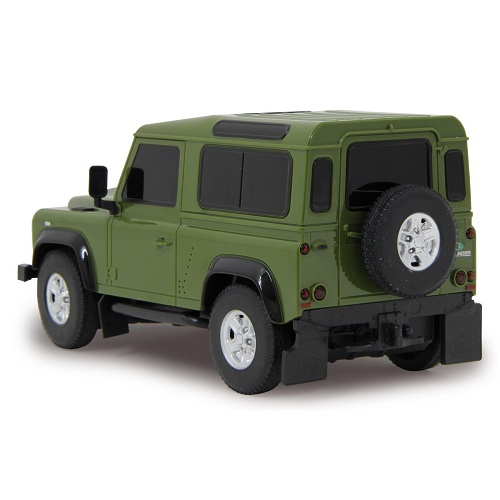 Jamara 405154 - Jamara Rastar Jamara 405154 Land Rover Defender RC 1:24 groen met 2,4GHz afstandsbediening
