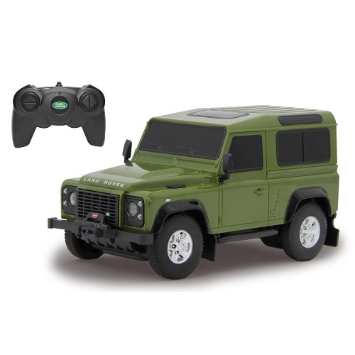 Rastar Jamara 405154 Land Rover Defender RC 1:24 groen met 2,4GHz afstandsbediening