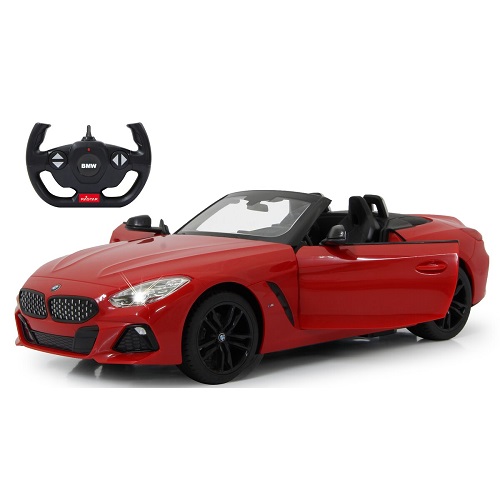 Jamara 405175 - BMW Z4 Roadster télécommandé 1:14, rouge, avec télécommande 2,4 GHz