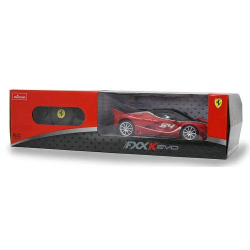 Jamara Ferrari FXX K Evo télécommandée 1:24 rouge, avec télécommande 2,4 GHz