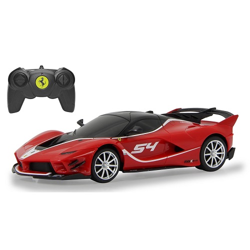 Jamara 405185 - Ferrari FXX K Evo télécommandée 1:24 rouge, avec télécommande 2,4 GHz